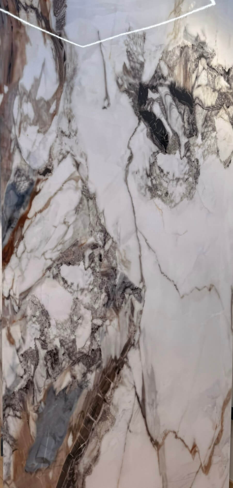 Pannello PVC effetto marmo decorativo, variante finitura 4